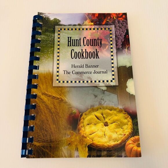 Y2K Vintage Cookbook "Hunt County Cookbook" by Herald Banner The Commerce Journa - Picture 1 of 10